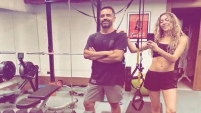 Sinem Kobal spor salonundan paylaştı! Fit haline yorum yağdı