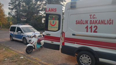 Direksiyon hakimiyetini kaybedip yamaçtan aşağıya uçtu