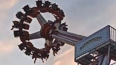 Lunapark'ta korkutan an