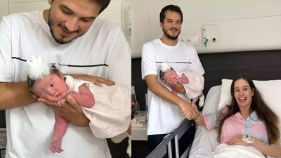 Çok Güzel Hareketler’in yıldızı baba oldu. 'Ailemizin yeni çekik gözlü üyesi'