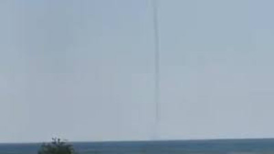 Ordu'da hortum. 5 dakika sürdü, herkes cep telefonlara sarıldı