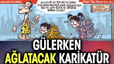 Gülerken ağlatacak karikatür. Emre Ulaş çizdi
