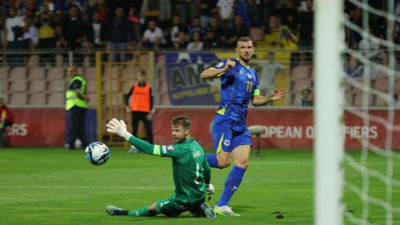 Dzeko attı Bosna Hersek kazandı
