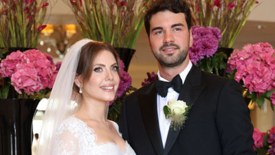 Eda Ece ve eşi sevinçten havalara uçtu.