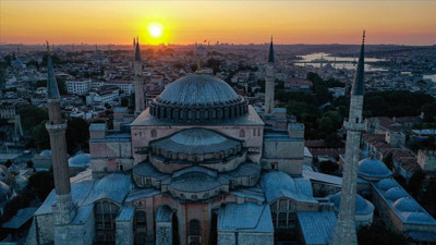Ayasofya Cami’nde restorasyon başladı