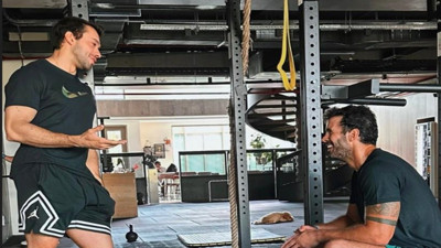 Barış Arduç soluğu sporda aldı. Yeni diziye hazırlanıyor