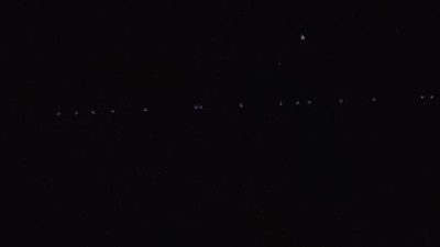 Erzurum'da gökyüzündeki cisimler heyecana yol açtı