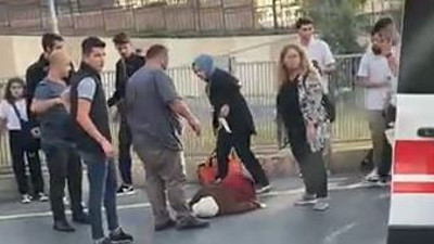 Yaya çarptı kendi öldü