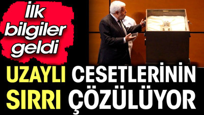 Uzaylı cesetlerinin sırrı çözülüyor. İlk bilgiler geldi