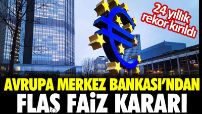 Avrupa Merkez Bankası'ndan flaş faiz kararı (14 Eylül 2023)