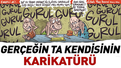 Gerçeğin ta kendisinin karikatürü. Emre Ulaş hakikati çizdi