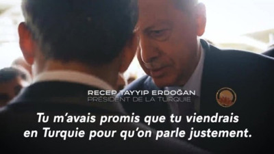 Erdoğan’ın, Macron ile gerçekleştirdiği ayaküstü sohbet ortaya çıktı: Hani gelecektin?