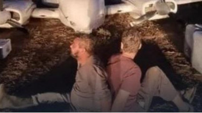 Havadaki uçağa müdahale edildi içinden yüzlerce kilo kokain çıktı