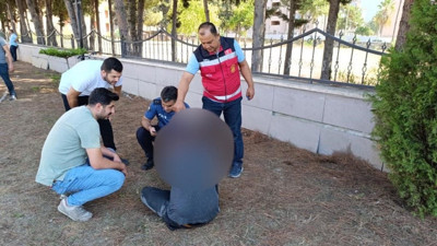 Hatay’da intihar girişimini polis ve itfaiyeciler engelledi