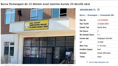 Bursa’da ‘satılık devlet okulu’ iddialarına valilikten açıklama