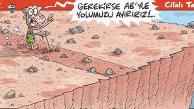 Et alamayan emeklilerin karnını doyuracağı karikatür. Bir kahkaha bir pirzola. Emre Ulaş çizdi