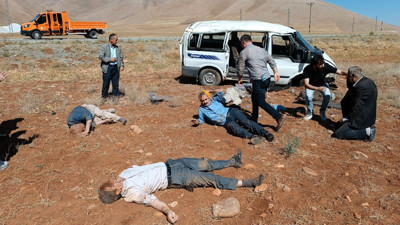 Van'da trafik kazası: 6 yaralı (18 Eylül 2023)