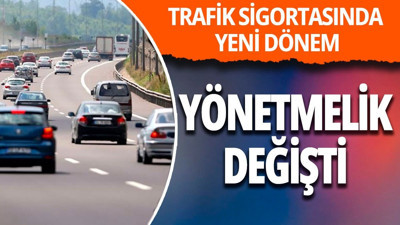 Trafik sigortası yönetmeliğinde değişiklik