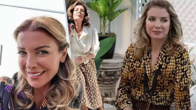 Özge Özberk kaynanasını çekiştirdi. “Kaynanam beni karavandan attı”