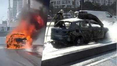 Bakımdan aldı, 5 kilometre sonra alev alev yandı