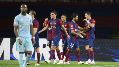 Barcelona Şampiyonlar Ligi'ne farklı başladı