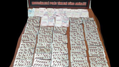 Keşan'da 994 adet sentetik ecza ele geçirildi