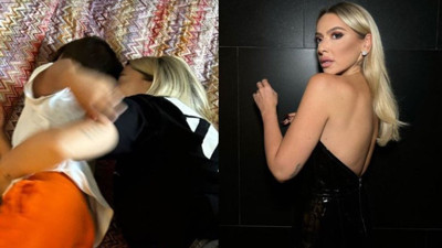 Hadise'den 'yeğenli ve nazar boncuklu' paylaşım
