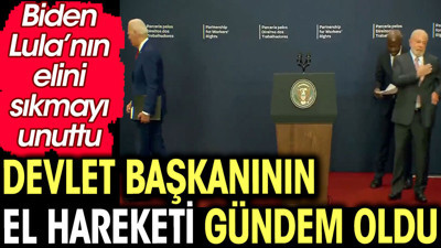 Biden, Lula’nın elini sıkmayı unutunca devlet başkanı bakın ne yaptı
