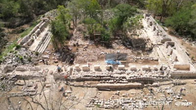 1500 yıllık Maya kentinde yeni keşif: Bitki örtüsünün altında gizleniyordu