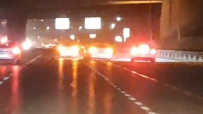 Asker uğurlama konvoyunda tehlikeli 'oyun'