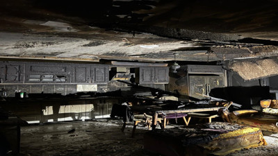 Yalova’daki yangında dubleks ev kullanılmaz hale geldi