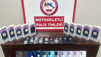 1 milyon TL değerinde 31 adet kaçak telefon ele geçirildi