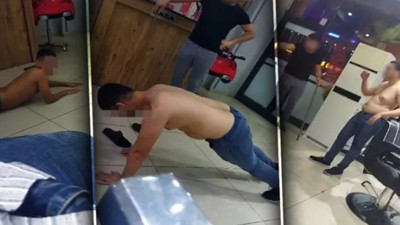 Elinde sopayla yarı çıplak soyduğu çıraklarını yerlerde süründürdü. Valilikten berber açıklaması geldi