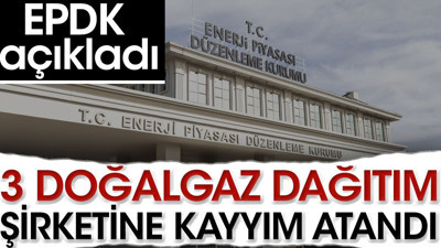 Üç doğalgaz dağıtım şirketine kayyım atandı