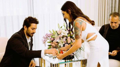 Haluk Levent, Melek Mosso’nun mutluluğuna ortak oldu