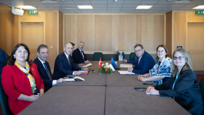 TBMM Başkanı Kurtulmuş, Gürcistan ve Estonyalı mevkidaşlarıyla görüştü