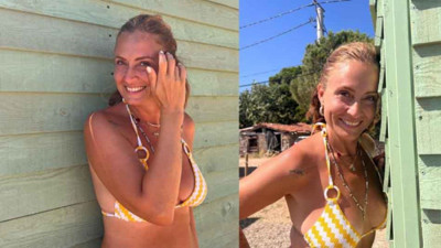 Ceyda Düvenci'den bikini çıkışı. Bülent Şakrak'tan aylar önce boşanmıştı