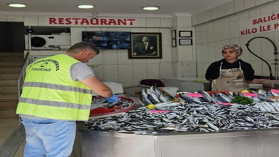 Tekirdağ'da balıkçılara eş zamanlı denetim