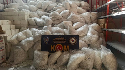 30 milyon kaçak makaron ele geçirildi