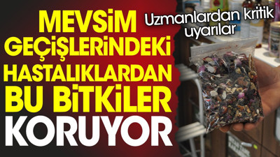 Mevsim geçişlerindeki hastalıklardan bu bitkiler koruyor. Uzmanlardan kritik uyarılar