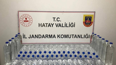 Hatay’da kaçak içki operasyonu
