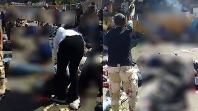 Suriye’de Harp okulu mezuniyet törenine SİHA saldırısında yüzlerce ölü var