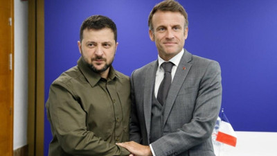 Macron ve Zelenskiy 'tahıl' meselesini görüştü