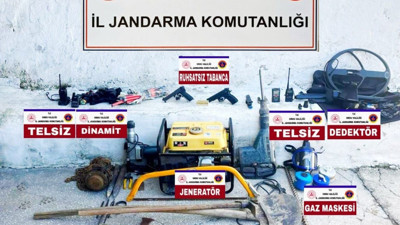 Ordu’da kaçak kazı operasyonunda 12 kişi yakalandı