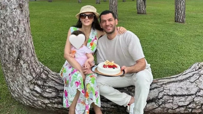 Murat Yıldırım'ın kızı Miray bir yaşına bastı