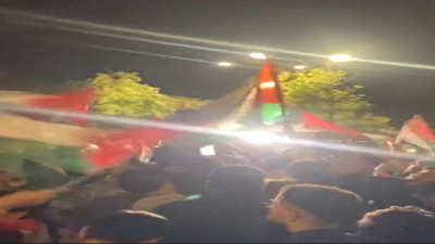 Sığınmacıların yoğun olarak yaşadığı Fatih’te Filistin’e destek mitingi yapıldı