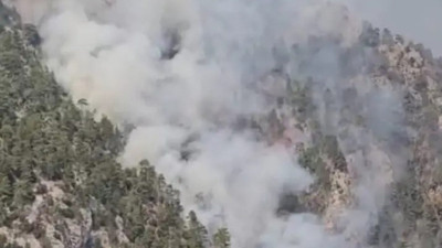 Burdur'daki yangını söndürme çalışmaları 6. gününde