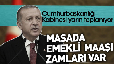 Cumhurbaşkanlığı kabinesi yarın toplanıyor: Masada emekli maaşı zamları var