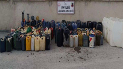 Van’da 2 bin 100 litre kaçak motorin ele geçirildi