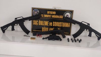 Konya'da silah kaçakçılığı operasyonu
